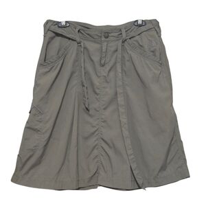 The North Face Olive Green Cargo Midi  Skirt Womens  Size Us 8